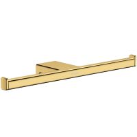 Держатель туалетной бумаги Hansgrohe AddStoris двойной Полированное золото арт-41748990 — фото 1, Держатели туалетной бумаги