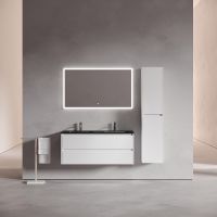 Тумба под раковину Sancos Libra 120 подвесная Белый глянец арт-LB120-2W — фото 13, Тумбы под раковину