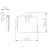 Товар: Держатель туалетной бумаги Rav Slezak Colorado с крышкой Серый металлик крацованный арт-COA0400MGK - фото 2 Держатель туалетной бумаги Rav Slezak Colorado с крышкой Серый металлик крацованный арт-COA0400MGK — фото 2, Держатели туалетной бумаги