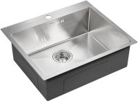 Товар: Кухонная мойка Paulmark Kroner 59 Брашированная сталь арт-PM215951-BS - фото 2 Кухонная мойка Paulmark Kroner 59 Брашированная сталь арт-PM215951-BS — фото 2, Кухонные мойки