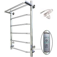 Электрический полотенцесушитель Тругор ПЭК 6 П СП 80x40 с полкой Хром арт-Пэксп6П80х4032 — фото 1, Электрические полотенцесушители