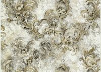 Обои Decori-Decori Gioiello Винил на флизелине (1,06*10,05) Белый/Бежевый, Цветы арт-82546 — фото 2, Обои для стен