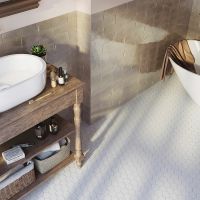 Керамическая мозаика StarMosaic Hexagon small White Matt MT31000/LJ5108/IDL1005 26,5x27,8 см арт-С0002905 — фото 3, Мозаика