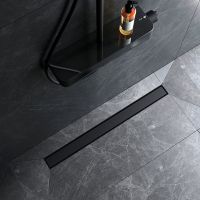 Душевой лоток AM.PM MasterFlow 80 с Черной матовой решеткой / под плитку Tile арт-W01SC-U11-080-04BM — фото 15, Душевые лотки