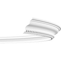 Карниз гибкий Европласт 1.50.216 2000x75x67 мм арт-1.50.216 (гибкий) — фото 1, Карнизы