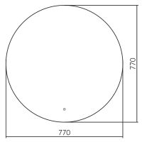 Зеркало Silver Mirrors Саванна TX 77 с подсветкой с бесконтактным выключателем арт-LED-00002931 — фото 8, Зеркала в ванную комнату