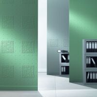 Обои Marburg Patent Decor Винил на флизелине (1,06*25) Белый, Клетка/Геометрия арт-9313 — фото 2, Обои для стен