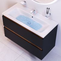 Тумба под раковину AM.PM X-Joy 100 подвесная Черная матовая арт-M85AFHX1002BM — фото 9, Тумбы под раковину