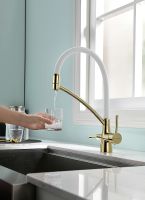 Товар: Смеситель для кухни Paulmark Siegen Золото Белый арт-Si213111-Gw - фото 5 Смеситель для кухни Paulmark Siegen Золото Белый арт-Si213111-Gw — фото 5, Смесители для кухни