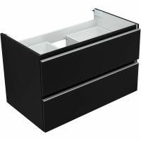 Тумба под раковину Aquanet Вега 80 подвесная Черная матовая арт-329597 — фото 4, Тумбы под раковину
