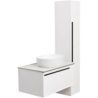 Тумба под раковину La Fenice Elba 90 подвесная Белая матовая арт-FNC-01-ELB-B-90 — фото 9, Тумбы под раковину