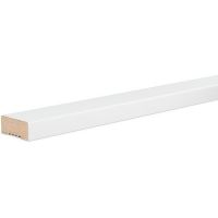 Интерьерная рейка Ликорн 2800x40x16 мм арт-РП-2.16.2800 белая — фото 1, Рейки