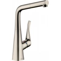 Смеситель для кухни Hansgrohe Metris M71 Сталь арт-73812800 — фото 1, Смесители для кухни