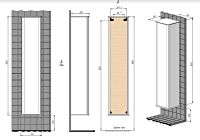 Шкаф пенал Creto Stella 35 подвесной Белый арт-16-001 — фото 9, Пеналы для ванной комнаты