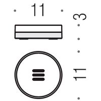 Мыльница Colombo Design Mini Нержавеющая сталь арт-B5240.HPS1-VAN — фото 2, Мыльницы