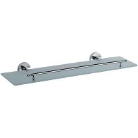 Товар: Стеклянная полка Haiba Хром арт-HB1707 - фото 1 Стеклянная полка Haiba Хром арт-HB1707 — фото 1, Полки для ванной и душа