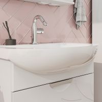 Тумба под раковину Volna Adel 70.2Y подвесная Белая арт-tpADEL70.2Y-01 — фото 5, Тумбы под раковину