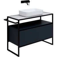 Тумба под раковину Allen Brau Priority 100 Антрацит матовый арт-1.31003.AM — фото 1, Тумбы под раковину