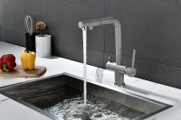 Товар: Смеситель для кухни Paulmark Serpentine Серый арт-Se213222-GR - фото 11 Смеситель для кухни Paulmark Serpentine Серый арт-Se213222-GR — фото 11, Смесители для кухни