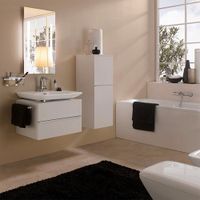 Тумба под раковину Laufen Palace New 90 подвесная Белая матовая арт-4.0125.2.075.463.R — фото 2, Тумбы под раковину