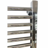 Водяной полотенцесушитель Ника Modern ЛМ 2 100x40 Хром 18 перекладин арт-ЛМ 2 100/40 с вентилями — фото 3, Водяные полотенцесушители