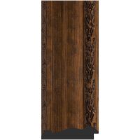 Зеркало Evoform Exclusive 142х62 с фацетом в багетной раме - Состаренная бронза с орнаментом 120 мм арт-BY 3533 — фото 2, Зеркала в ванную комнату