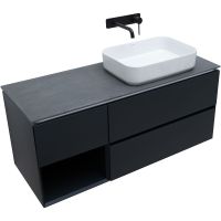 Тумба под раковину Allen Brau Infinity 120 R подвесная Антрацит матовый арт-1.21007.AM — фото 13, Тумбы под раковину