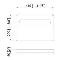 Диспенсер туалетных подкладок Nofer Белый арт-04026.2.W — фото 4, Диспенсеры для покрытий на унитаз
