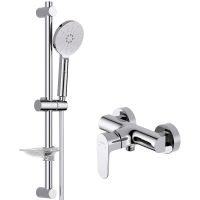 Смеситель для душа Aquatek Оберон Хром арт-AQ1232CR — фото 1, Душевые гарнитуры на штанге