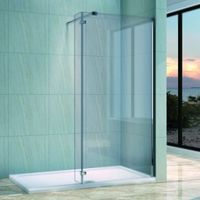 Душевая перегородка WeltWasser WW400 100G+30G профиль Хром стекло прозрачное арт-10000002948 — фото 1, Душевые перегородки