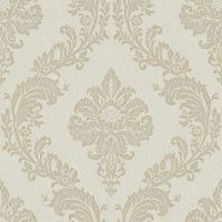 Обои Bernardo Bartalucci Ragazza Винил на флизелине (1,06*10,05) Бежевый, Дамаск арт-5041-3 — фото 1, Обои для стен