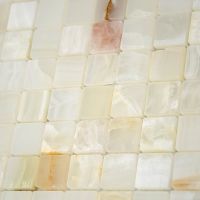 Мозаика Caramelle mosaic Pietrine 7 мм Onice Jade Bianco POL 29,8x29,8 см арт-00-00002535 — фото 2, Мозаика
