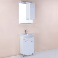 Тумба под раковину Onika Лайн 50 Белая арт-105007 — фото 1, Тумбы под раковину