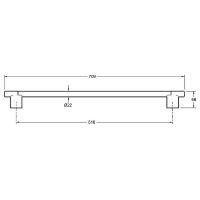 Душевая штанга Jacob Delafon Awaken Черная матовая арт-E24934-BL — фото 3, Штанги для душа