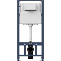 Комплект унитаза с инсталляцией AM.PM Like с сиденьем Микролифт и Черной матовой клавишей смыва арт-IS49038.801900 — фото 2, Комплекты унитаз + инсталляция