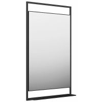 Зеркало Kerama Marazzi Plaza Next 60 PL.N.mi.P.60\BLK с подсветкой Черное матовое с сенсорным выключателем арт-PL.N.mi.P.60\BLK — фото 1, Зеркала в ванную комнату