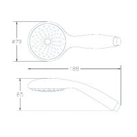 Душевой гарнитур Aquanet Cet1 AF000-06C Хром арт-246852 — фото 2, Душевые гарнитуры на держателе