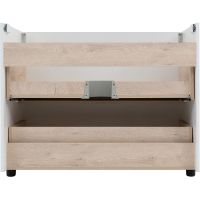 Тумба под раковину Aquanet Ирис new 100 Белый глянец арт-339257 — фото 10, Тумбы под раковину