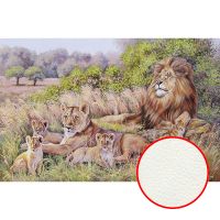 Фреска Ortograf Животные 8275 Фактура флок FLK Флизелин (2,3*1,5) Коричневый/Зеленый, Животные/Пейзаж/Живопись арт-8275 (флок FLK) — фото 1, Фрески