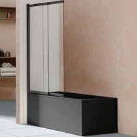 Товар: Шторка на ванну Vincea VSB 100х145 профиль Черный матовый стекло прозрачное арт-VSB-1E100CLB - фото 1 Шторка на ванну Vincea VSB 100х145 профиль Черный матовый стекло прозрачное арт-VSB-1E100CLB — фото 1, Шторки для ванной раздвижные