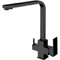 Смеситель для кухни Frap H802-6 Черный матовый арт-F43802-6 — фото 2, Смесители для кухни