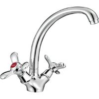 Смеситель для кухни Frap H12 Хром арт-F4212 — фото 1, Смесители для кухни