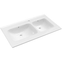 Раковина Grossman 80 двойная Белая арт-GR-3039-2 — фото 1, Раковины встраиваемые сверху