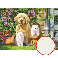 Фреска Ortograf Животные 7412 Фактура флок FLK Флизелин (3,75*2,7) Разноцветный, Животные/Цветы арт-7412 (флок FLK) — фото 1, Фрески