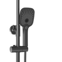 Душевая система Grossman Pragma Графит брашированный арт-500.K35.03.420 — фото 5, Душевые стойки