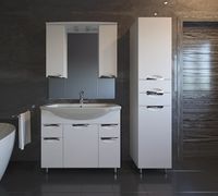 Тумба под раковину АСБ-мебель Мессина 100 Белая арт-9622 — фото 2, Тумбы под раковину