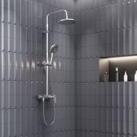 Душевая система Damixa Jupiter Хром арт-977780000 — фото 2, Душевые стойки