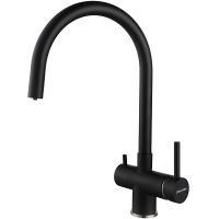 Смеситель для кухни Paulmark Heller Антрацит арт-He213218-401 — фото 1, Смесители для кухни