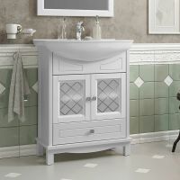 Тумба под раковину Opadiris Омега 65 Белая матовая арт-00-00007358 — фото 2, Тумбы под раковину