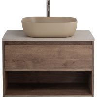 Тумба под раковину BelBagno Kraft 100 подвесная Rovere Tabacco арт-KRAFT-1000-1C-SO-RT — фото 2, Тумбы под раковину